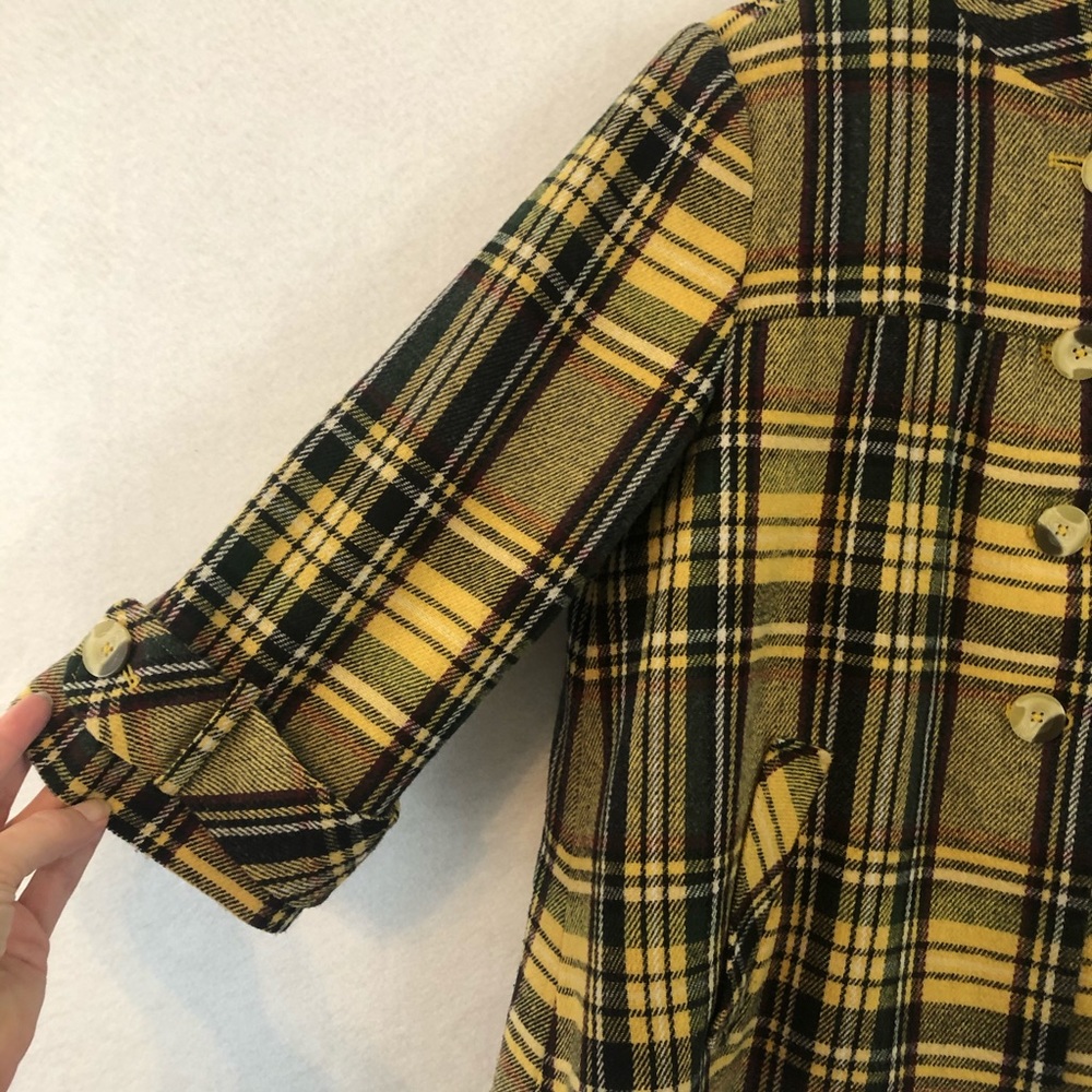 Sundance Yellow Plaid Swing Jacket - Picture 4 of 7